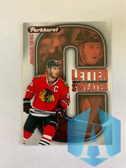 2016-17 Parkhurst Letter On The Sweater #LS4 Jonathan Toews - Blackhawks